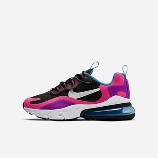 Pantofi Casual Nike Air Max 270 React Fete Negrii Roz Violet Albi | LBMJ-85697